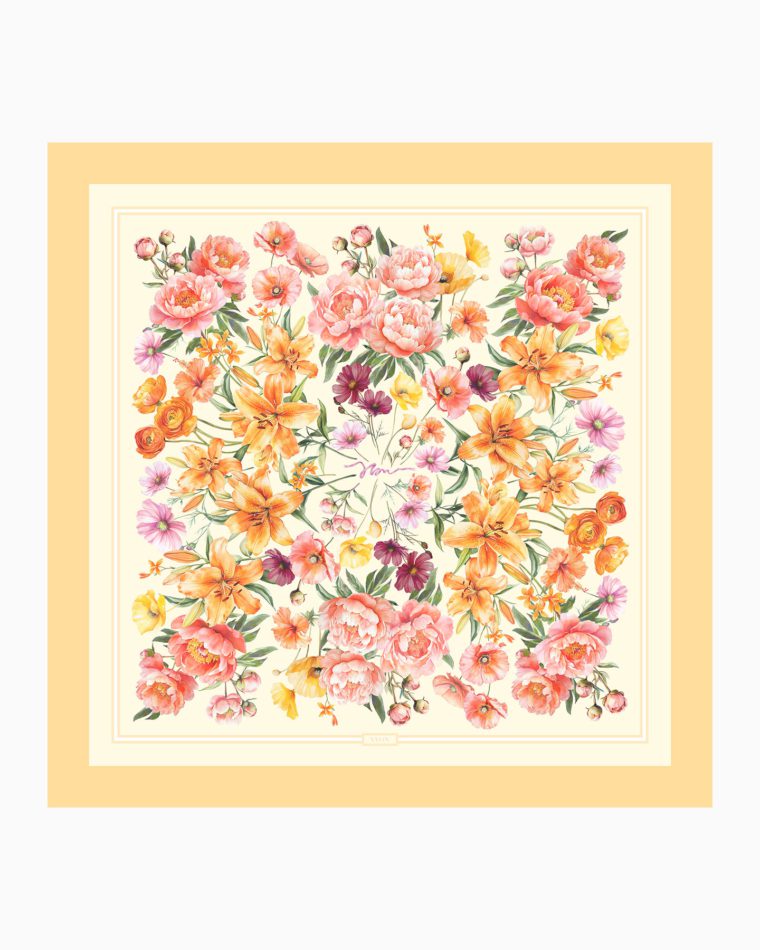 PEACH LILIES SCARF